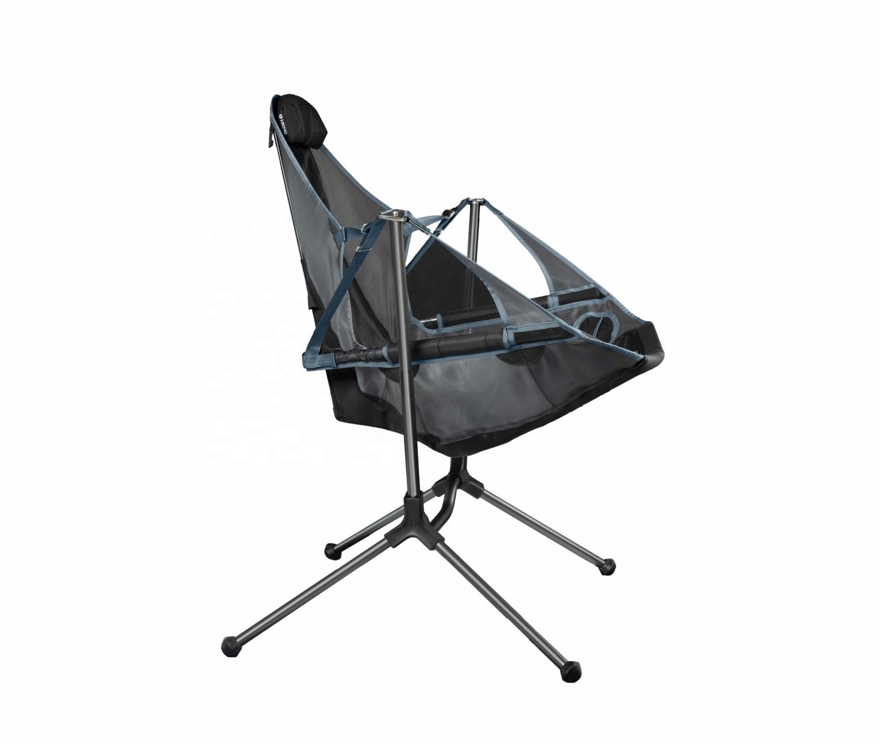 Lightweight Furniture Portable Camp Relaxing Swing Luxury Recliner Aluminum Outdoor Folding Rocking Chair