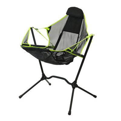 Portable Backpacking Rocking Recliners Lightweight Beach Metal Valuable Outdoor Swing Camping Chair