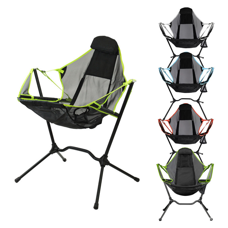 Foldable Picnic Modern Hammock Camping Rocker Recliner Relax Ultralight Aluminum Swing Luxury Outdoor Beach Chair