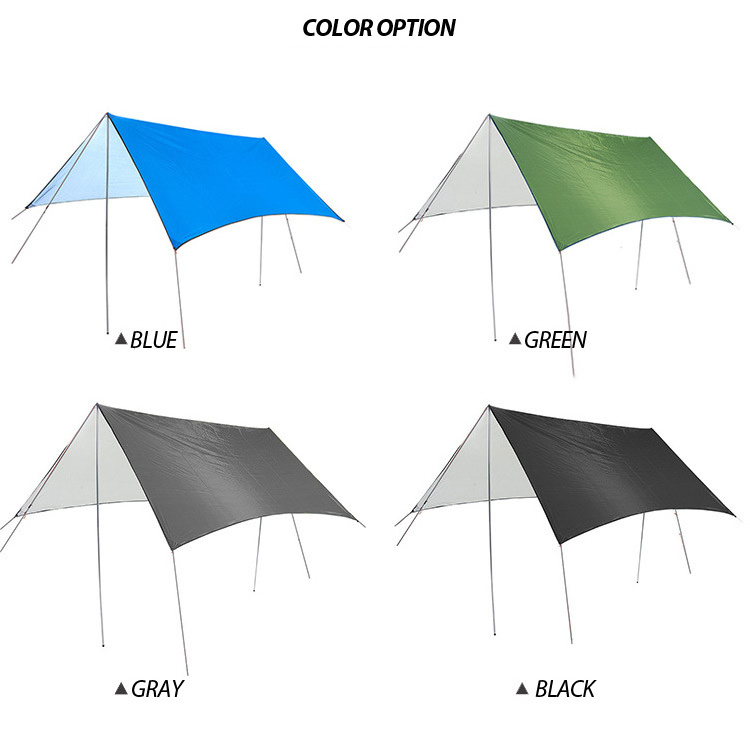 Waterproof Lightweight Survival Gear Shelter Outdoor Camping Tent Rain Fly Tarp