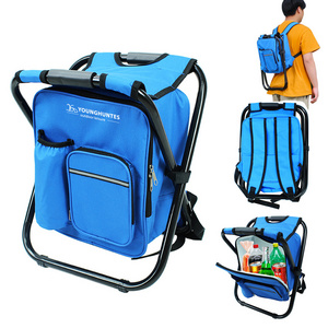 Outdoor Sport Events Portable Beach Fishing Detachable Folding Cooler Bag Camping Ultralight Backpacking Chair