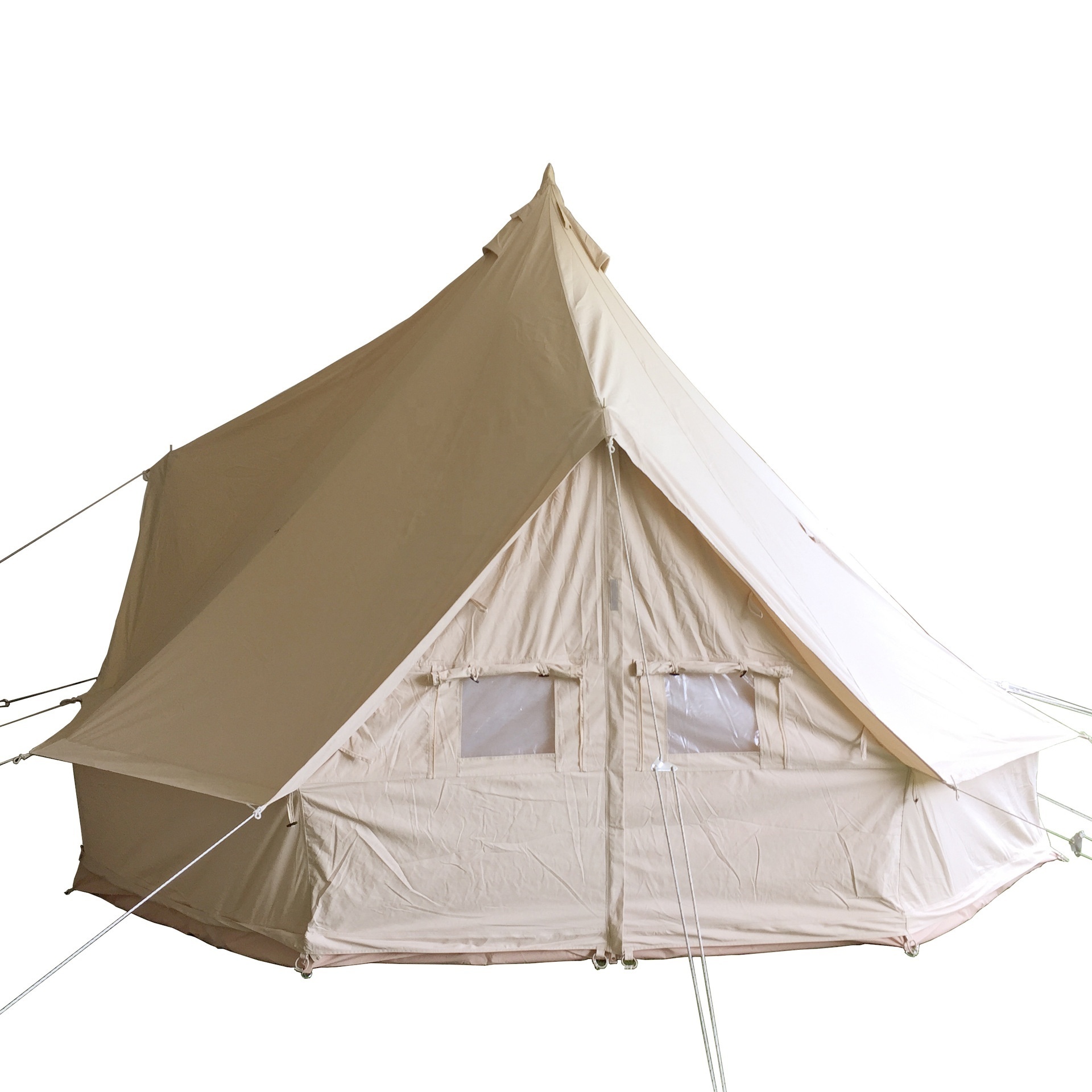 Glamping Heavy Duty Ripstop Waterproof 4 Season Luxury Hotel Emperor Bell Tent