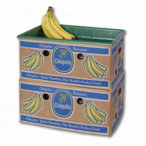 Paper Craft agriculture package corrugated banana cardboard package boxes with large size