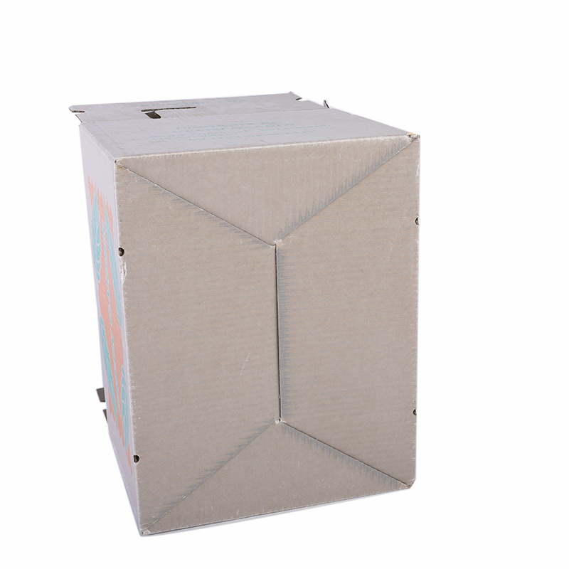 Custom Printing Wax Kraft Corrugated Food Paper Boxes Agriculture Package Boxes Waterproof Waxed Coated Carton For Fruit Seafood