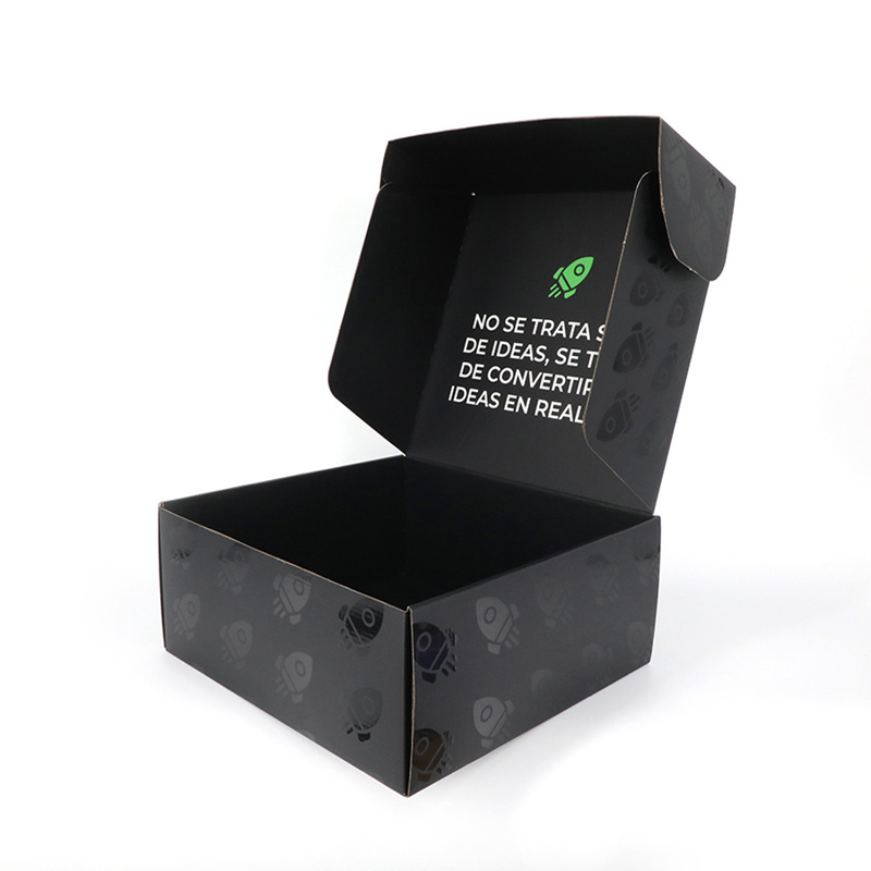 Recyclable custom delicate appearance UV printing clothing gift mailer box packaging for dress clothing delivery gift box