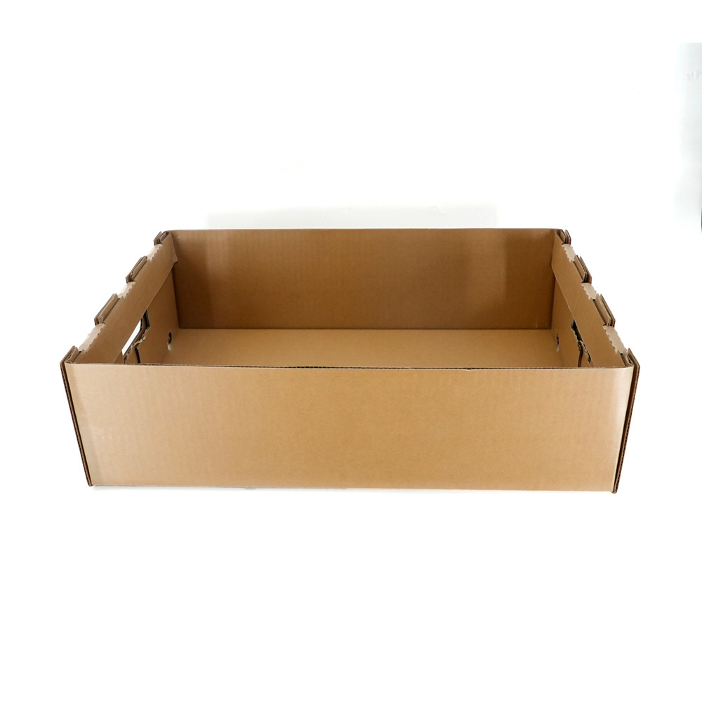 Manufacturer custom design low price multi sizes cardboard corrugated paper fruit packaging boxes banana carton box