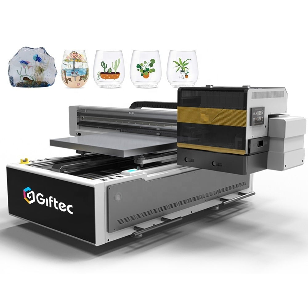 Giftec digital technology uv printer 6090 for business idea photo album anime phone case advertising billboard printing machines