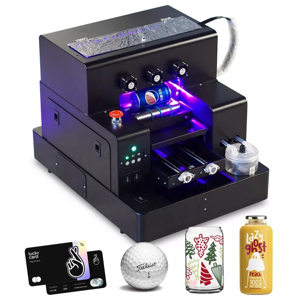 Giftec XP600 Inkjet A3 UV Printer  Logo Printing Cell Phone Case Printer Shop Machines  Digital UV DTF Flatbed Printer