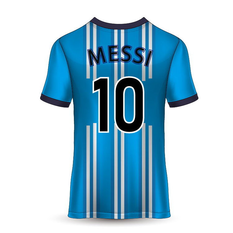 Costumbre La Copa Del Mundo 2022 Camiseta Seleccion De Futbol Argentina 3 Estrellas Messi Juniors Ninos Soccer Jerseys Original