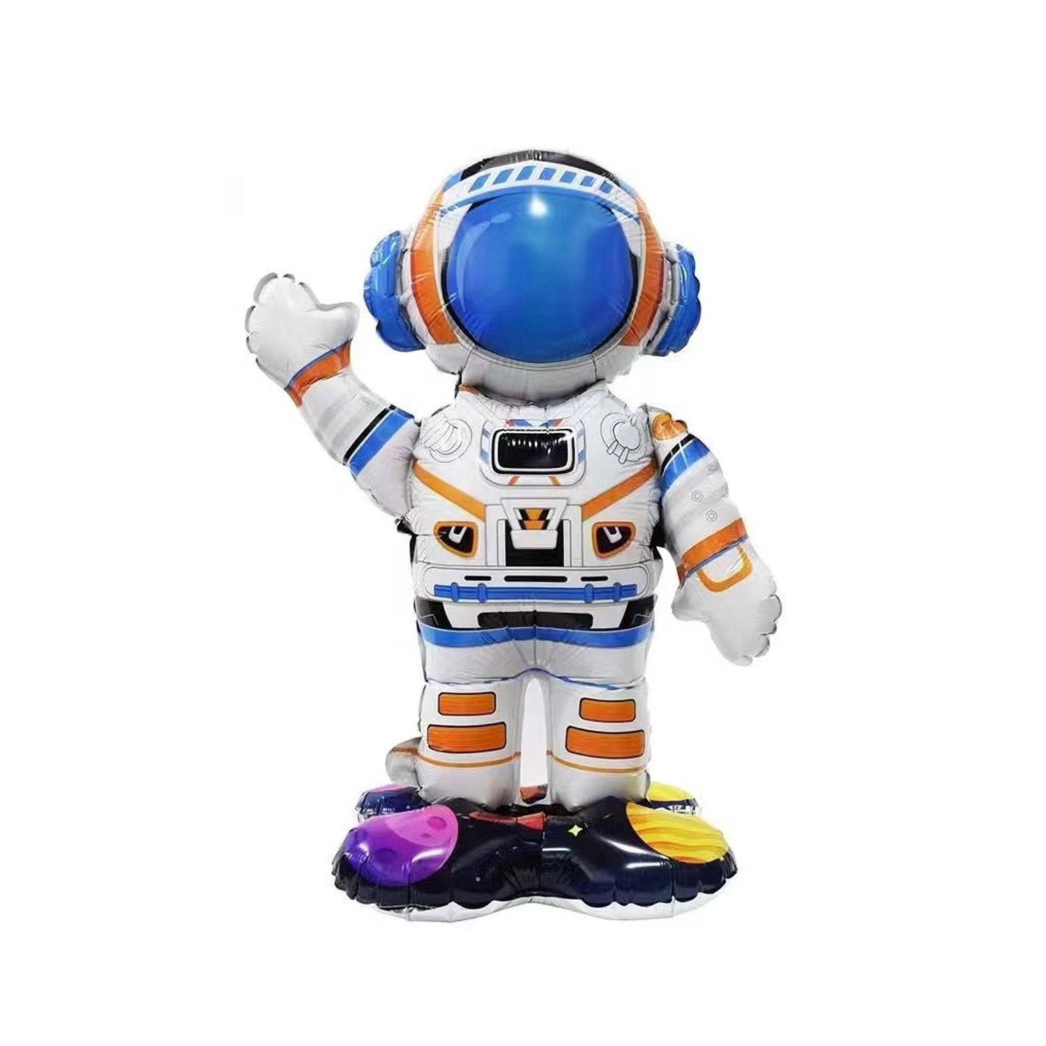 Gift Toy 3D Alien Monster Foil Balloons Inflatable Cartoon Cute Cosmic Theme Birthday Party Decoration Decoration