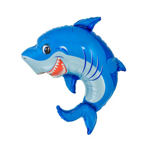 Inflatable Kids Boy Girl Birthday Baby Shower Party Decoration Ocean Party Theme Shark Foil Balloon Animal Sea Balloon