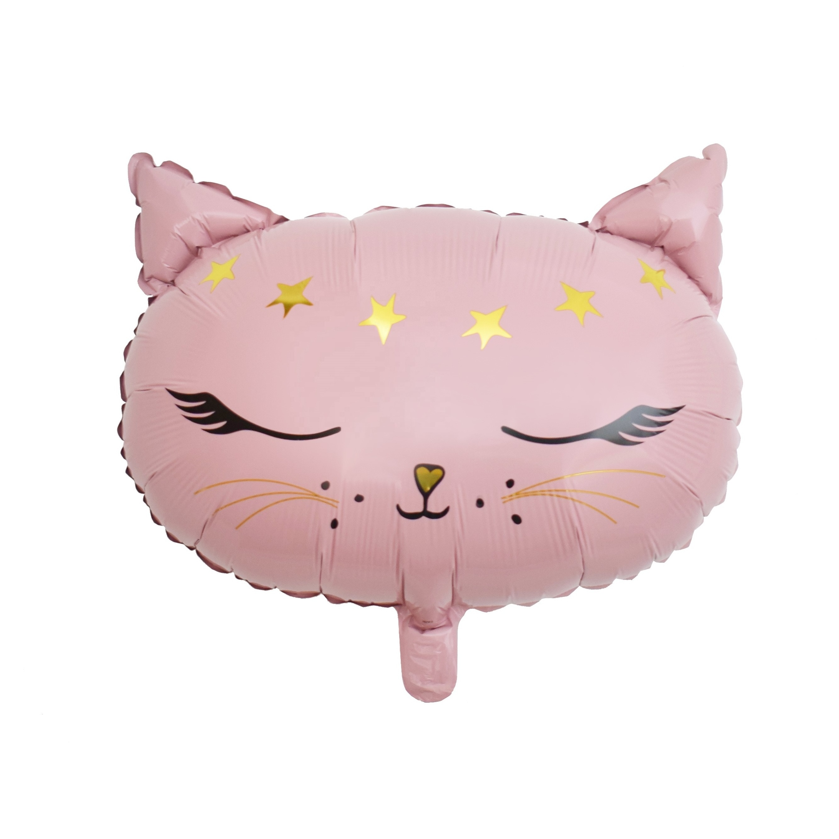 New Arrival Animal Head Shaped Balloon Party Decoration Globe Helium Balloon Cat Head with Little Crown Kids Toy Gift