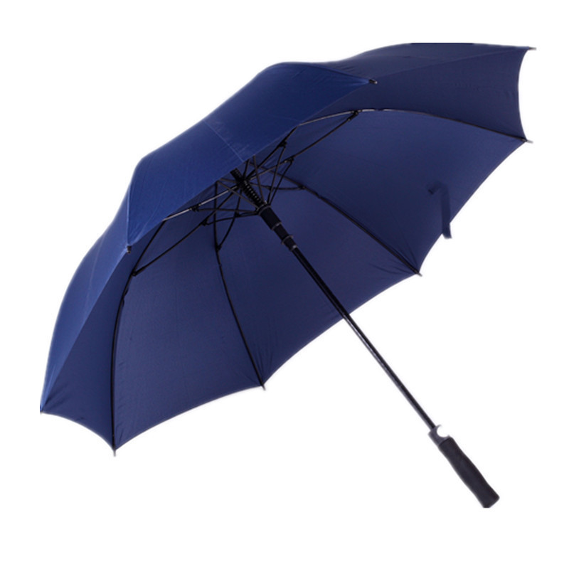 High Quality Custom Promotional  Fiberglass Straight Golf Umbrella with Logo Print