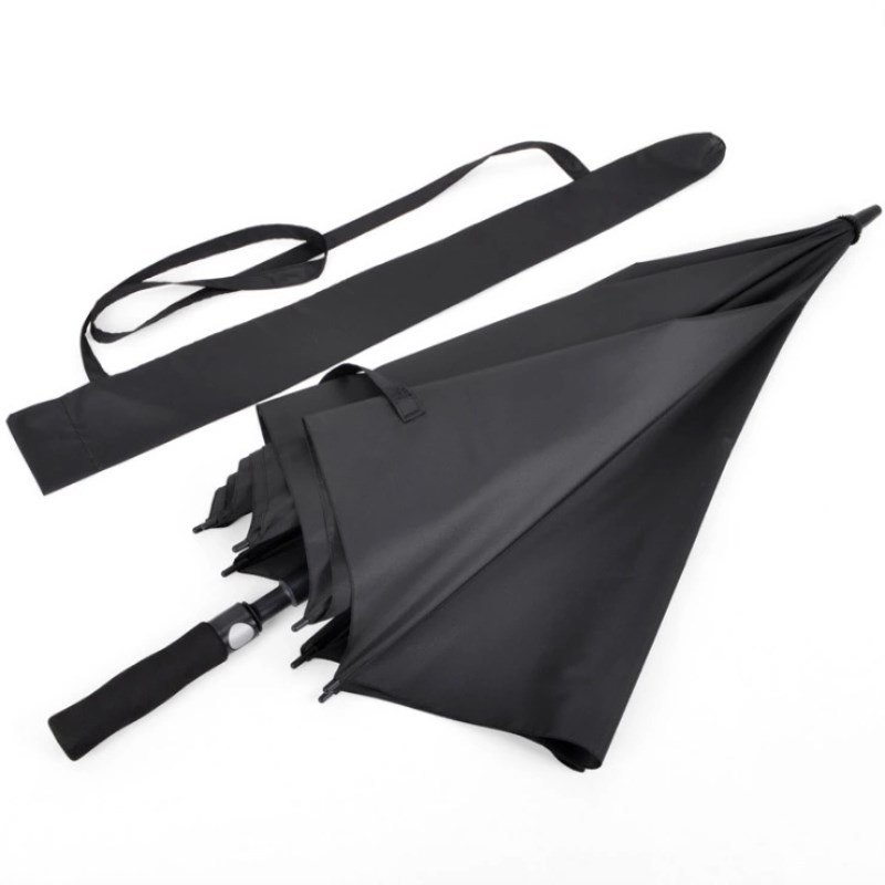 Automatic Open Extra Large Double Canopy Vented Windproof Golf Umbrella with Logo Printing