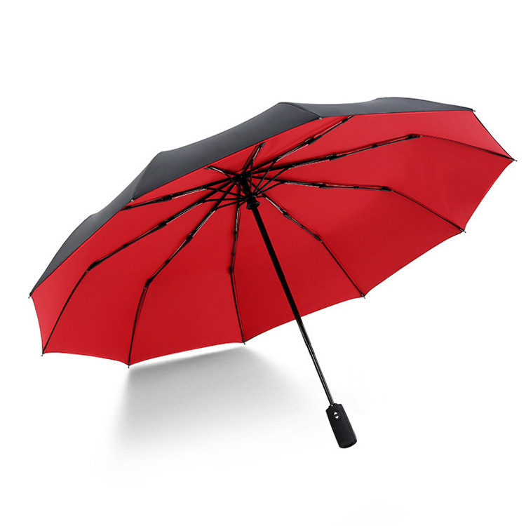 BIG AUTOMATIC OPEN TELESCOPIC FOLDING UMBRELLA