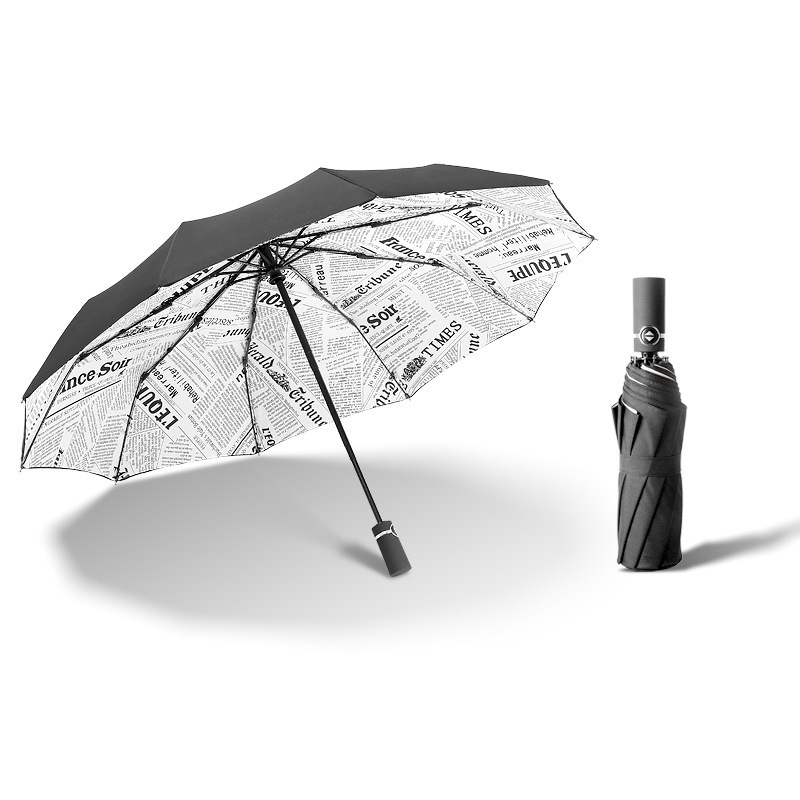 BIG AUTOMATIC OPEN TELESCOPIC FOLDING UMBRELLA