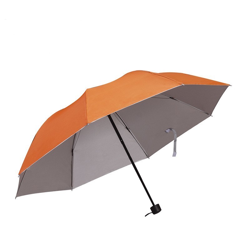 promotional Cheap 3 folding mini advertising custom rain Foldable Umbrella with Logo Prints clear umbrellas