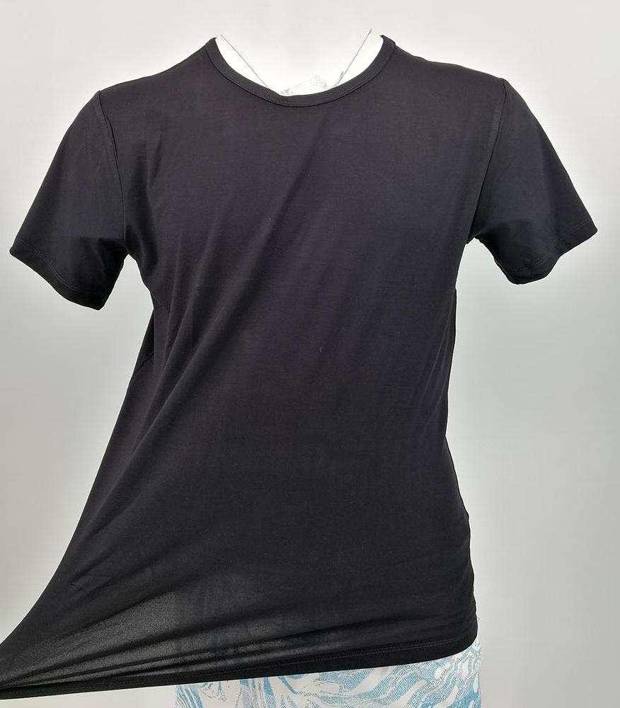 Summer 95% bamboo 5% spandex blank t shirt bamboo cotton tshirt stretch mens round neck t shirt