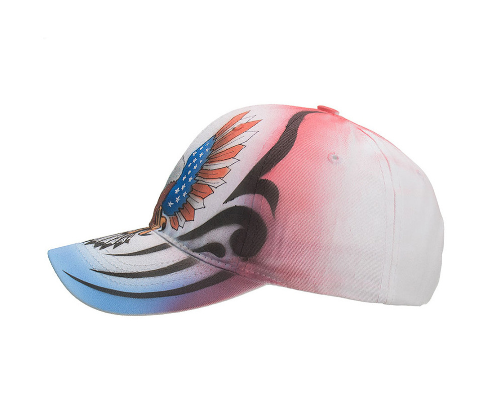 custom design 6 panel polyester sublimation sports unisex hat baseball cap