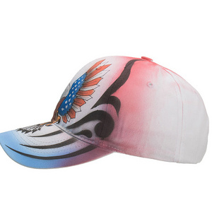 custom design 6 panel polyester sublimation sports unisex hat baseball cap