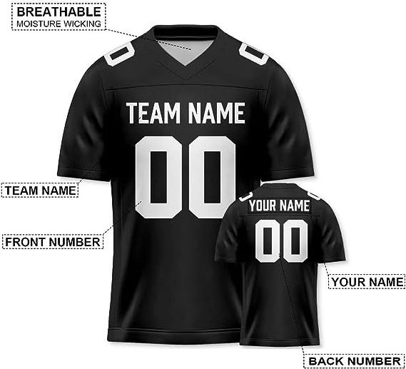 Wholesale new design Rugby uniform Sport Training wear sublimation Stitched American Football Jerseys