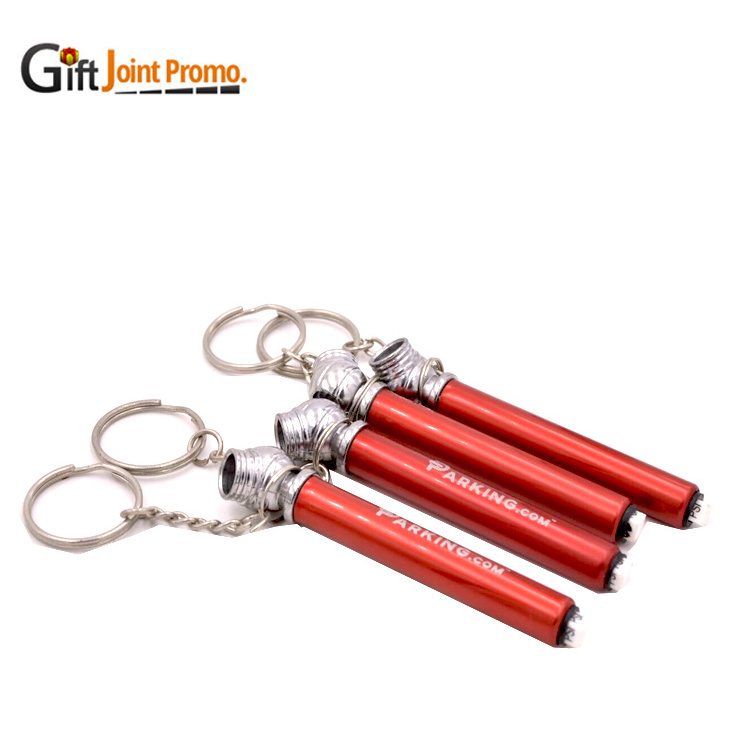 Promotional Pencil Tire Pressure Gauge with LOGO, Customized Tire Pressure Gauge with Keychain