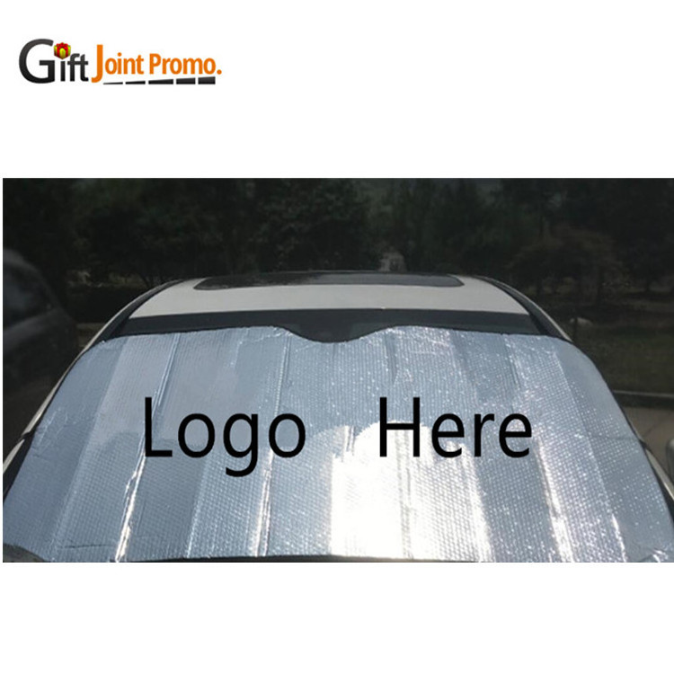 PE Bubble customized car sun shade windscreen sun shield car sun screen protector