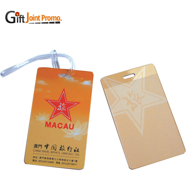 Cheap Luggage Tag Plastic PVC Luggage Tag PVC Bag Tag