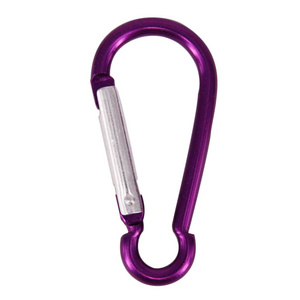 Custom Cheap Gourd Shape Customized Gate Snap Hook Aluminum Swivel Carabiner