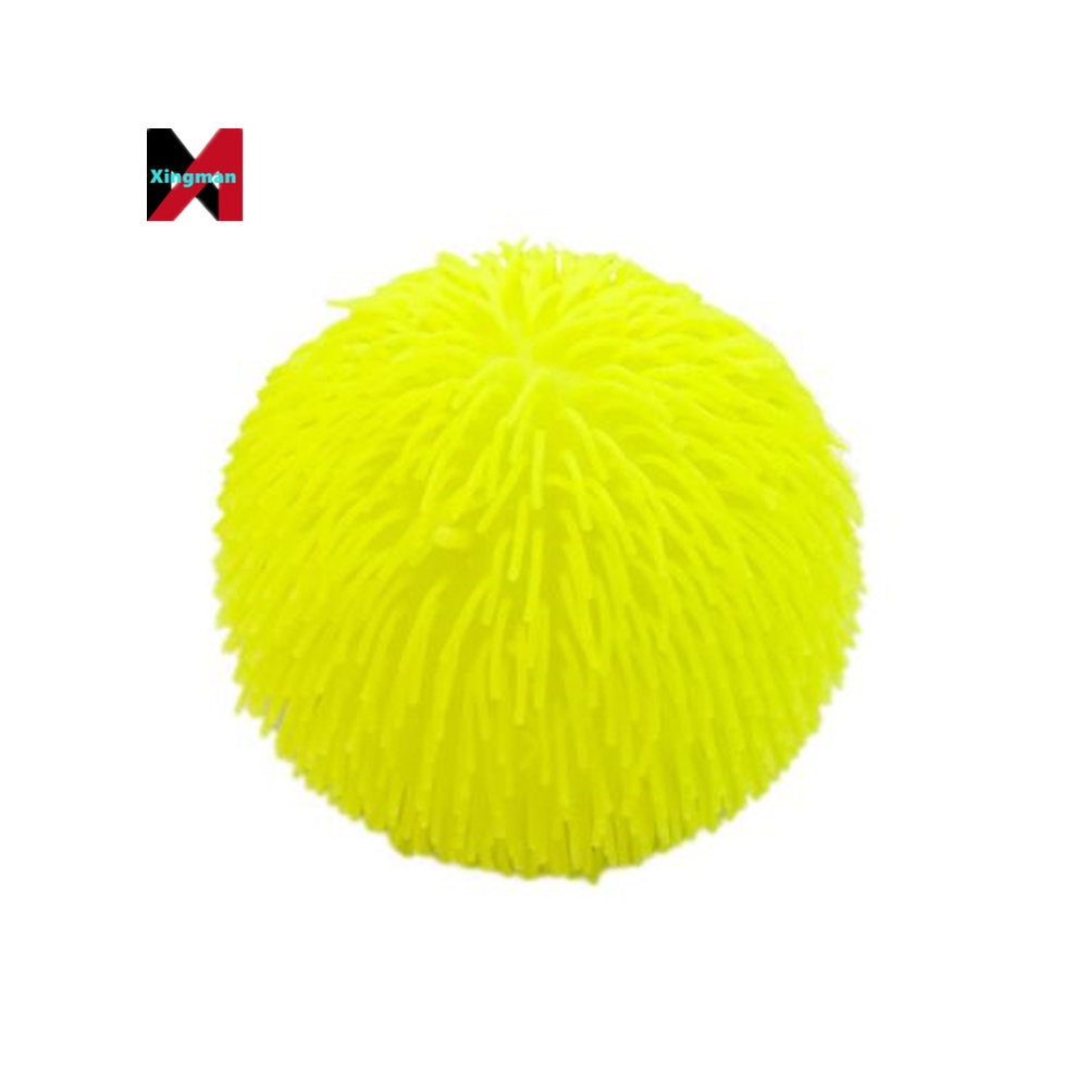 Hairy Flashing LED Puffer Party Favor Toys Soft ball