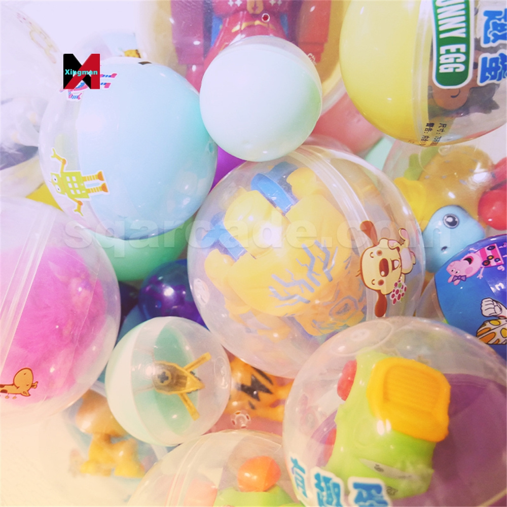 High Quality 65mm Toy Vending Machine Capsules ball Plastic PP Surprise Capsule Gashapon for min