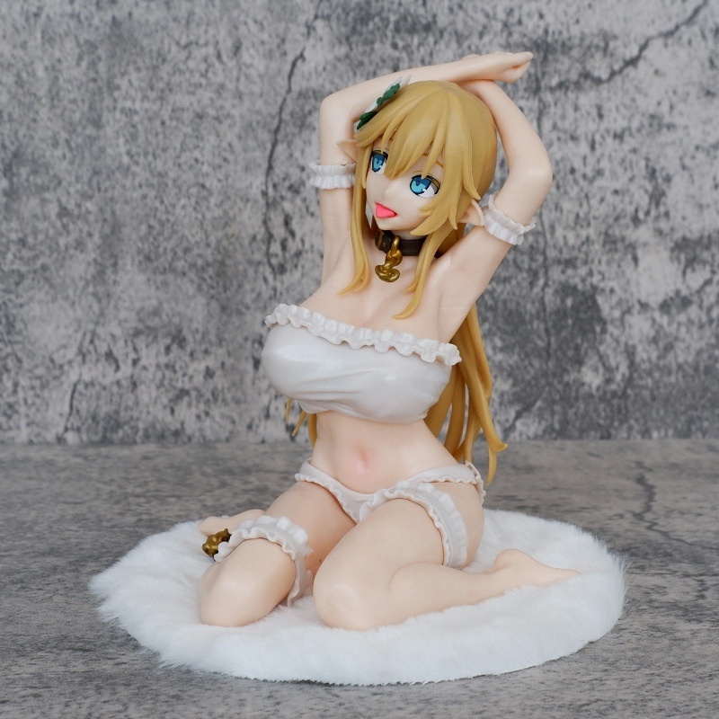 Figura de anime accion beautiful girl Series Imprisoned Elf Clothes Removable Sitting Model Ornament