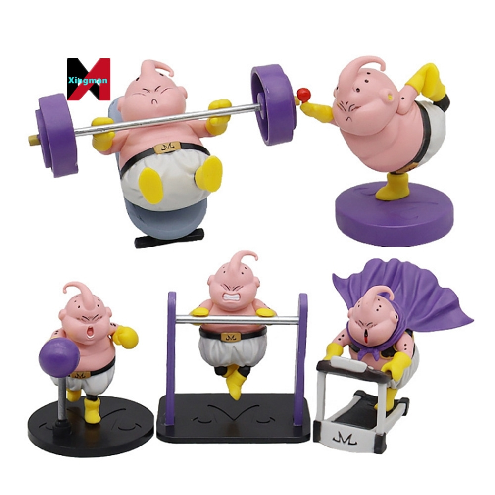 Q Version Majin Buu PVC Figure Color Box Dragons Ball Anime Action Figures Toys Collectible Model Doll Gifts For Kids