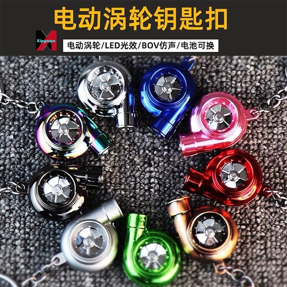 Lighters Custom Logo Battery Led Turbo Lighter With Sound Anime Keychain Tag Wholesale