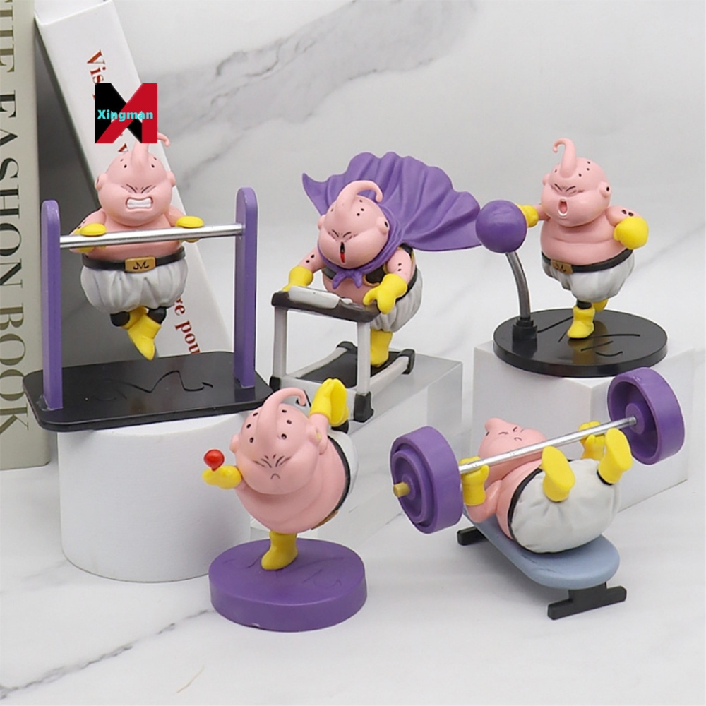 Q Version Majin Buu PVC Figure Color Box Dragons Ball Anime Action Figures Toys Collectible Model Doll Gifts For Kids