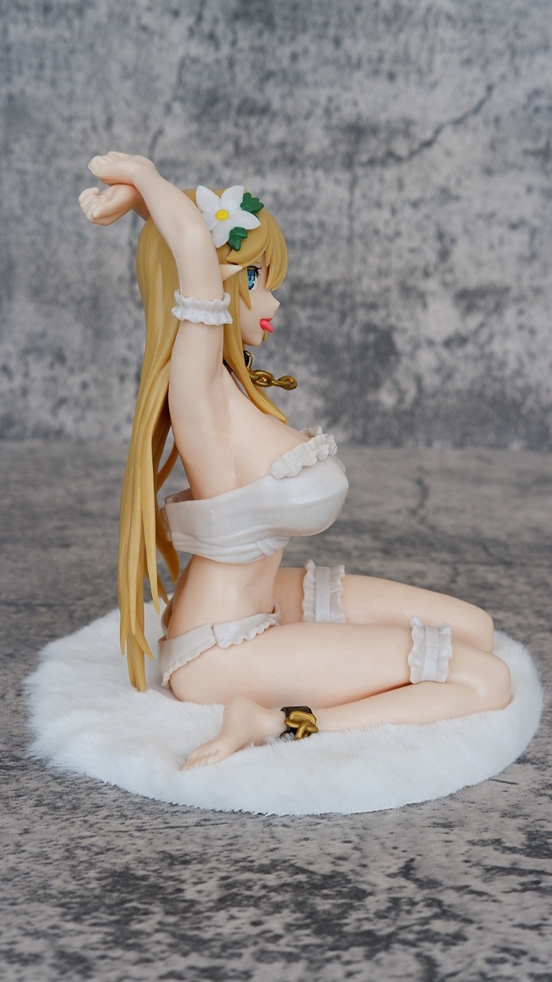 Figura de anime accion beautiful girl Series Imprisoned Elf Clothes Removable Sitting Model Ornament