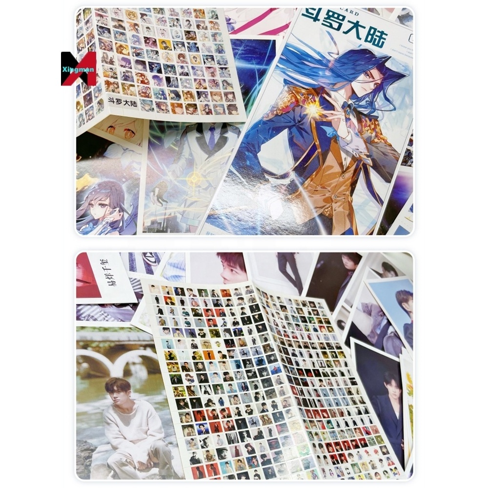 396 Pcs/set Playing Genshined Impact Post LOMO Card Sticker PostCards Set Anime Oshi no Ko Paper Gift Demoned a Slayer Cards