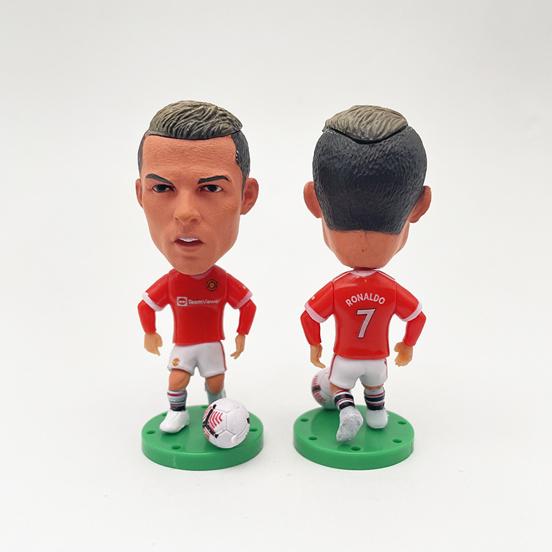 XM 101281 32Models PVC Figure Football Star Toys Madrid Ronaldo Messi Neymar Model Champion Soccer Players Figures