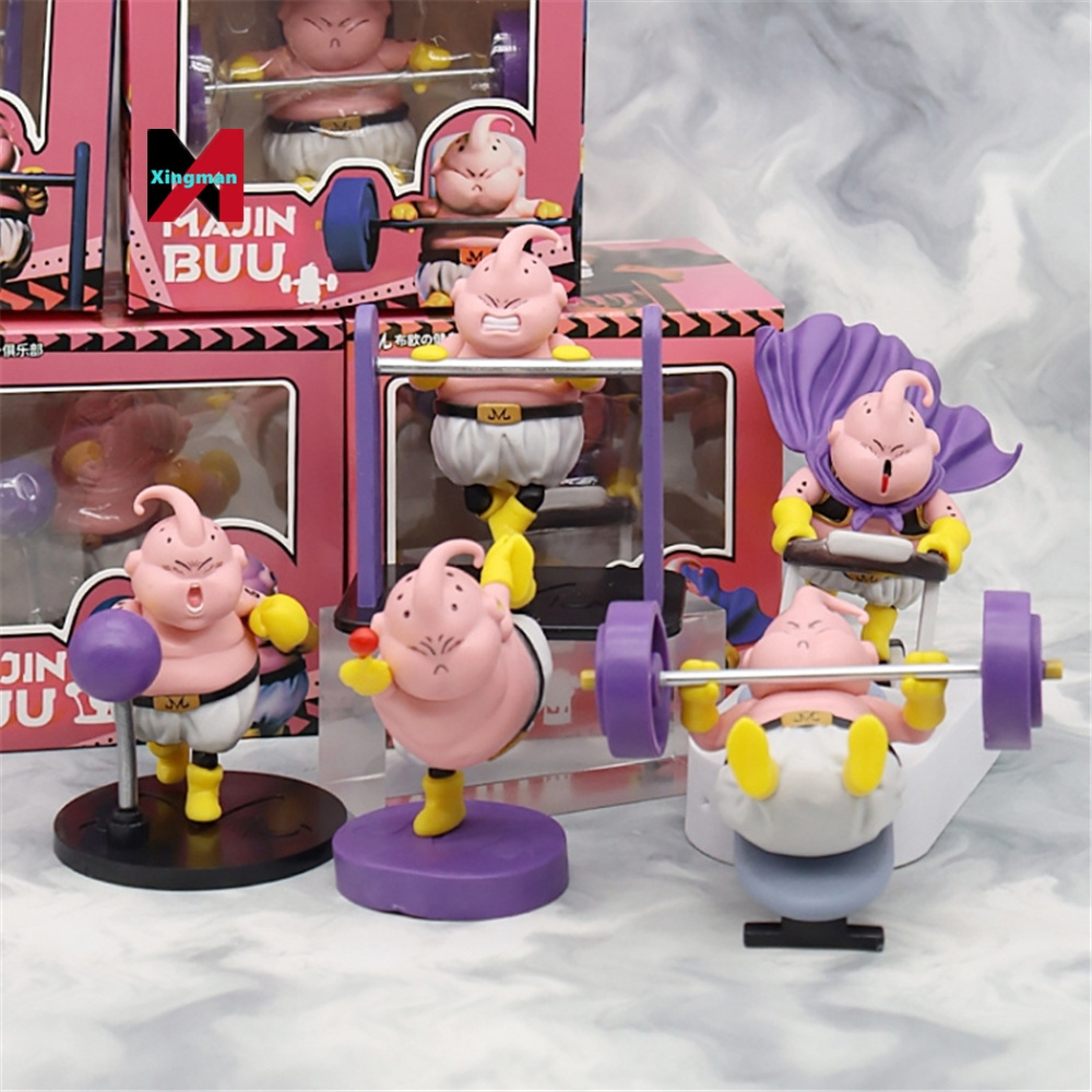 Q Version Majin Buu PVC Figure Color Box Dragons Ball Anime Action Figures Toys Collectible Model Doll Gifts For Kids