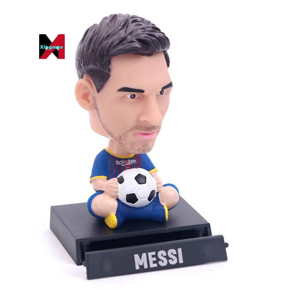 Q version Football star gifts neymar shake his head dolls Cristiano Ronaldo toy Beckham toy Messi figure