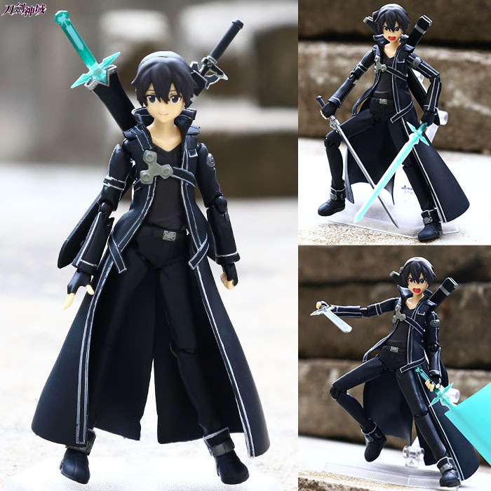 13CM Sword Art Online Yuuki Asuna Kirigaya Kazuto Kirito Asada Shino 174 178 241 248 PVC Action Doll Figure Anime Figures Toys