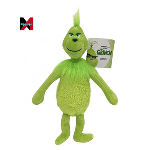 Cheap Price 12" Christmas Green Monster Doll Maker Grinch Elf Kids Funny plush stuffed animal toys New Year Gifts