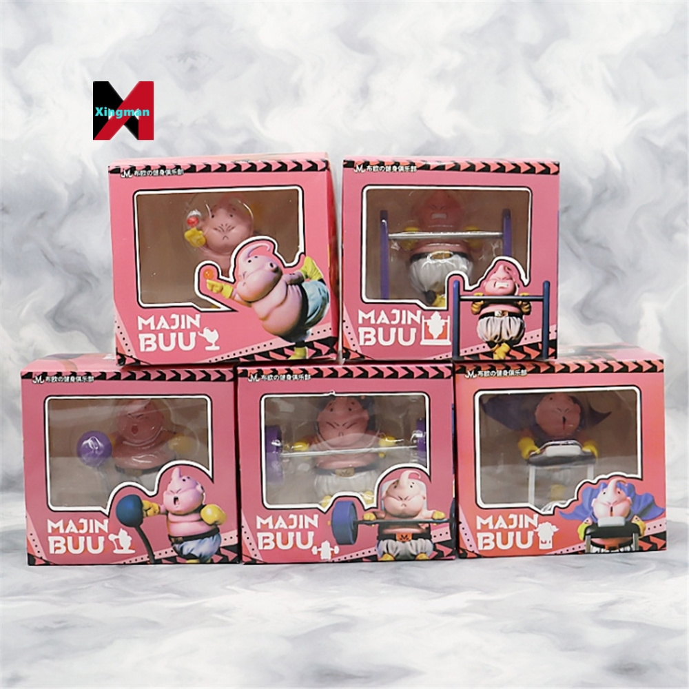 Q Version Majin Buu PVC Figure Color Box Dragons Ball Anime Action Figures Toys Collectible Model Doll Gifts For Kids