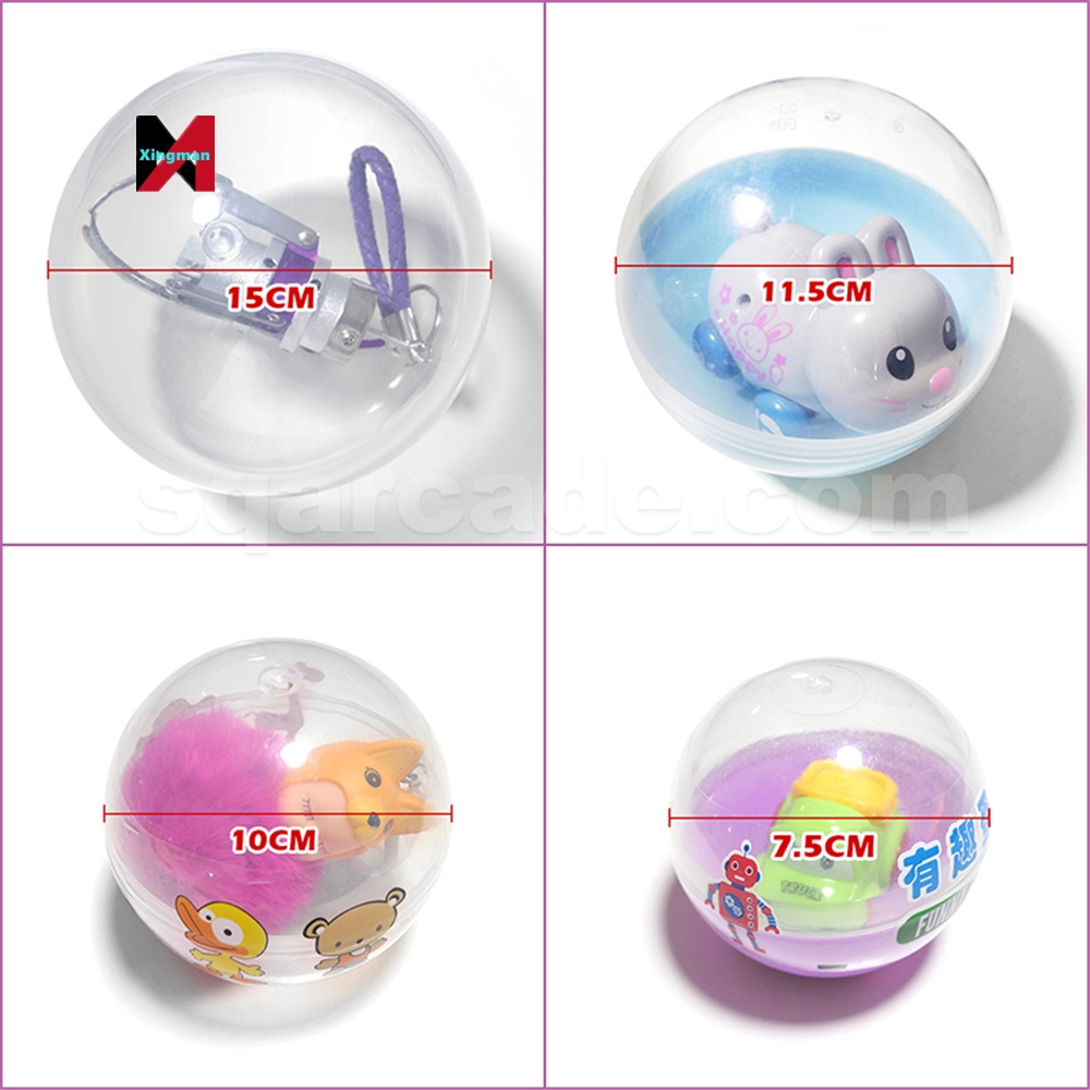 High Quality 65mm Toy Vending Machine Capsules ball Plastic PP Surprise Capsule Gashapon for min