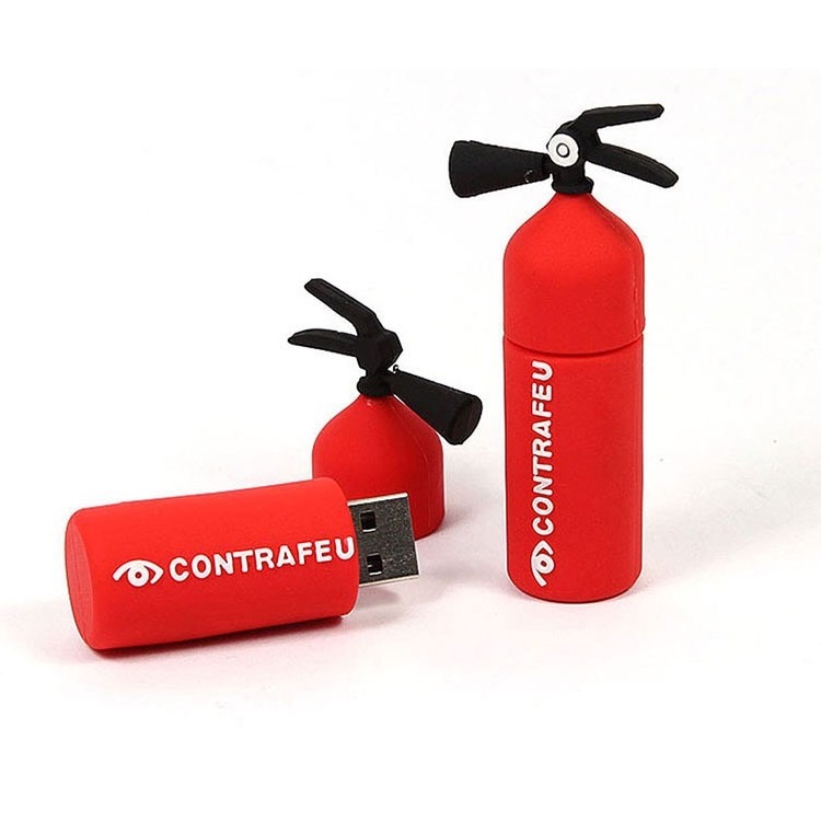 promotion gifts custom logo usb pen drive  3D fire extinguisher usb flash drive fire hydrant 16gb