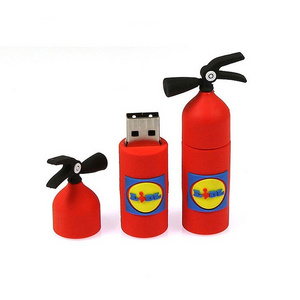 promotion gifts custom logo usb pen drive  3D fire extinguisher usb flash drive fire hydrant 16gb