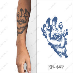 Wholesale Waterproof Temporary Cool Tattoo Design for Woman Men Fake Half Arm Sleeve Tattoo Sticker