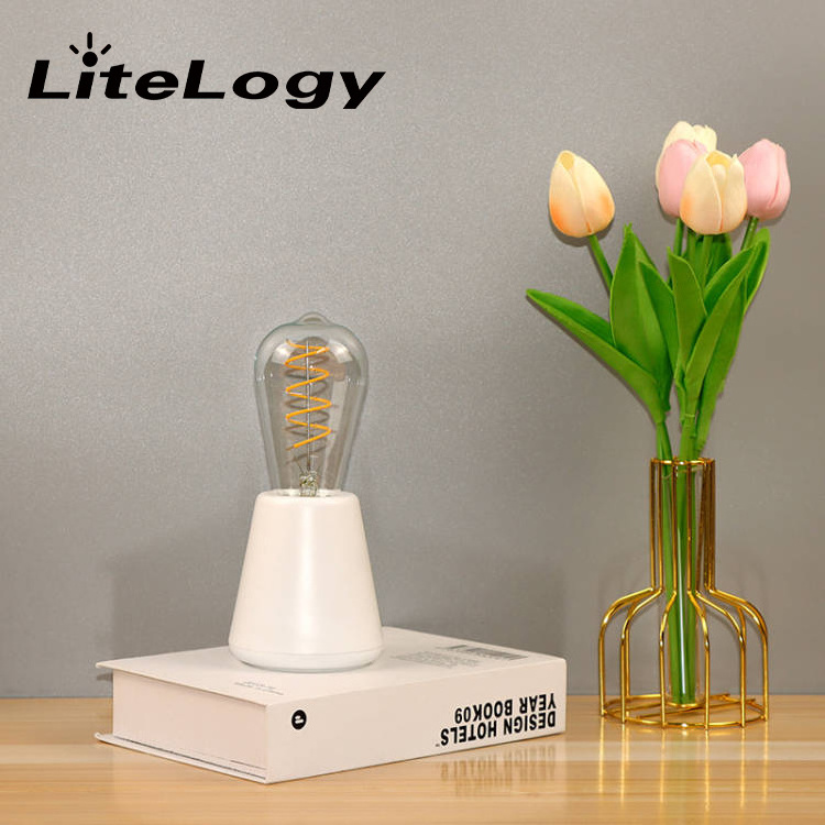 Factory Wholesale Dimmable Table Lamp Antique LED Filament Bulbs Globe Edison Light 3000K E27 Globular Vintage Lighting bulb