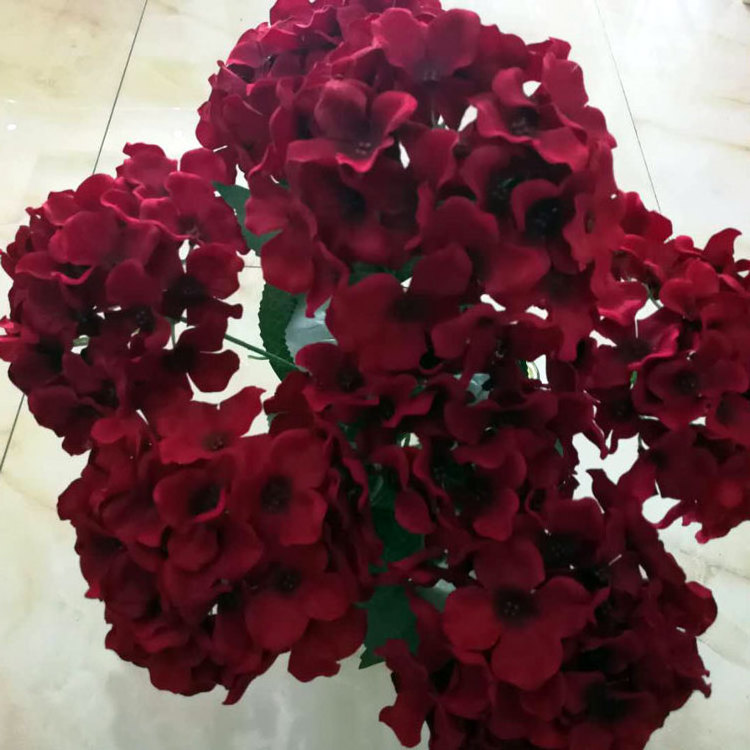 cheap wholesale artificial silk vision flowers wholesale hydrangea flowers