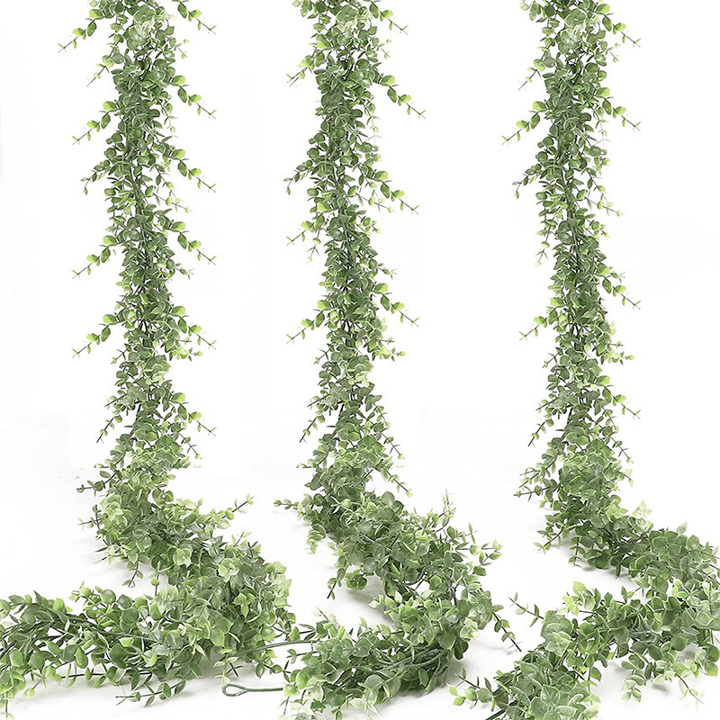 GIGA Artificial greenery artificial roll of eucalyptus leaf vine garland vine 1.8m wall hanging plants